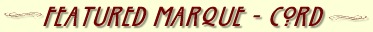 [Featured Marque - Cord Listings]