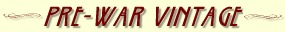 [Pre-War Vintage, Non-CCCA Listings]