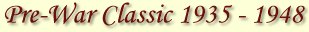 [Pre-War Classic, CCCA, 1935-1948 Listings]