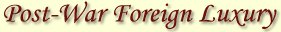 [Post-War Foreign Luxury Listings]